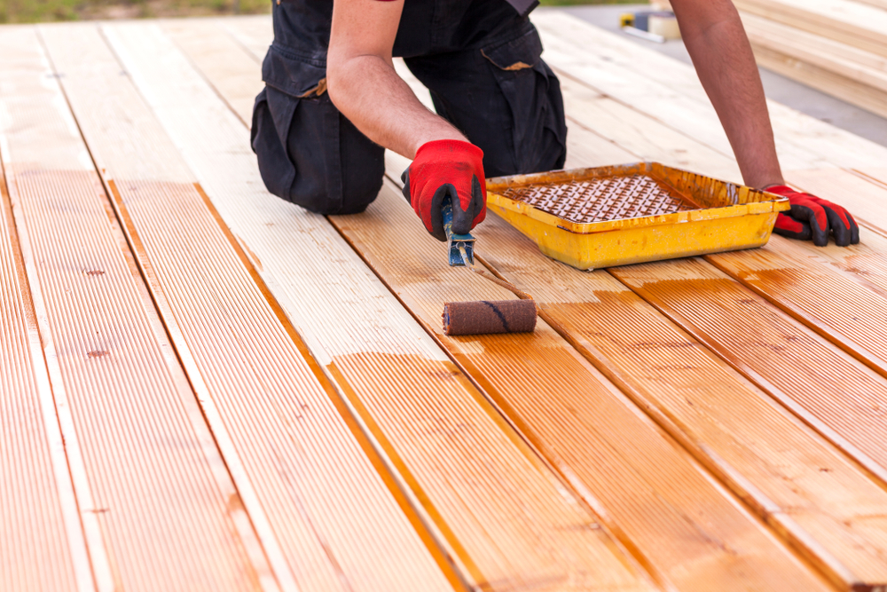 Deck painting